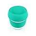 JOCO 8oz Glass Reusable Coffee Cup (Mint)
