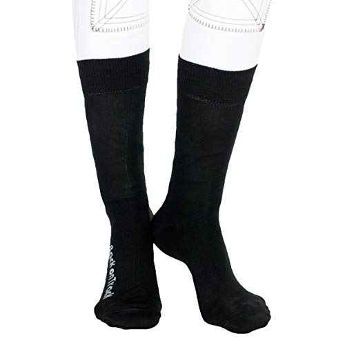 Back on Track Therapeutic Socks, Black, Medium (Shoe Size 6 - 9.5)