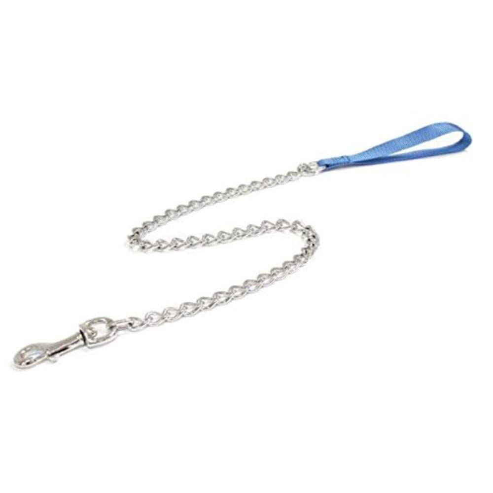 CROCI Nylon Leash with Chain, 1 x 4 m, Blue