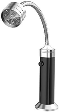 ELOKA Barbecue Grill Light, Magnetic Base 360 Degree Adjustable Gooseneck BBQ Light Weather Resistant Outdoor Grill Lights BBQ Accessories Tools Set for Grilling & More(Black)