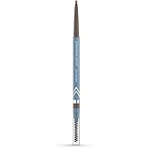 Prime Prometics PrimeBrow Pencil for Mature Women – Ultra-Precise Tip for Natural, Hair-Like Strokes – Smudge-Proof & Long-Lasting Wear – Great for Thinning, Sparse, or Graying Brows (Ash Brown)
