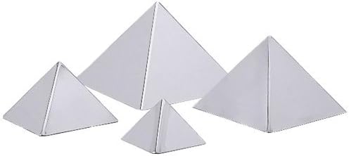 Contacto bander en acier inoxydable en forme de pyramide 12 x 12 cm by CONTACTO