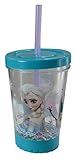 Disney Frozen Kids 12oz Light Up Fun Sip LED Tumbler with Straw