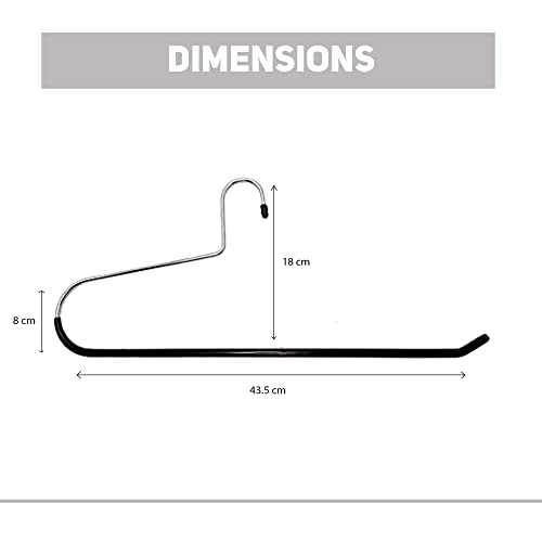 BuyDBest Stainless Steel Hanger Set of 9, Heavy Duty Hanger, Hanger