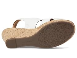 Rockport Women's Briah Sling Wedge Sandal, White