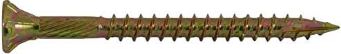 #8 x 1-3/4" Gold Star Wood Screw Torx/Star Drive Head (1 Pound) - Multipurpose Torx/Star Drive Wood Screws