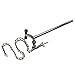 HYDDNice Laboratory Stainless Steel Beaker Chain Clamp Holding Diameter 40-145mm