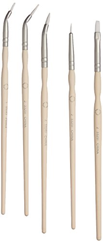 Martha stewart crafts crafts glass brush set, 33251 (5 …