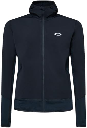 Oakley Mens Drift Tech Fleece Hoodie, Blackout, X-Small at Amazon