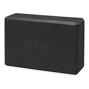 gaiam Essentials Yoga Brick | Sold as Single Block | EVA Foam Block Accessories for Yoga, Meditation, Pilates, Stretching (9” x 6” x 3”)