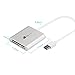 EC Technology SD Card Reader Aluminum Superspeed USB 3.0 Multi-In-1 Card Reader for SD Card/CF Card/Micro SD Card and More for MacBook Pro Air, iMac, Ma Mini, Microsoft Surface Pro, Lenovo Yoga