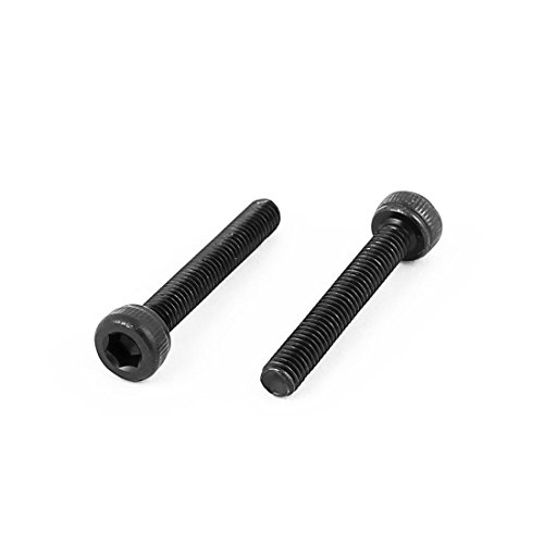 uxcell 10 Pcs RC Model Car Part M3 x 20mm Metric Hex Socket Countersunk Flat Head Screw Bolts Black