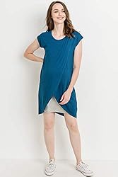HELLO MIZ Color Block Asymmetrical Breastfeeing