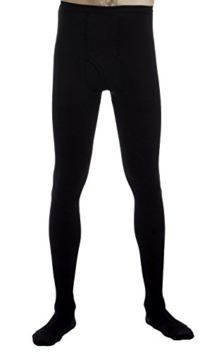 image for Compression Leotard Pantyhose for Men - Firm Graduated Support Full Le