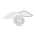 LIGONG 6 Pieces DIY Cutting Dies Flowers Leaf Metal Embossing Stencil for Album Scrapbooking Paper Card Art Craft