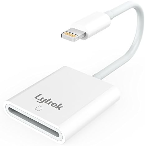 Lytrek SD Card Reader for iPhone, iPhone iPad Camera Connection Kit Support IOS 11-No App Needed
