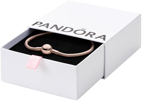 Pandoraブレスレット Amazon.com: PANDORA Moments Padlock Clasp Snake Chain Bracelet