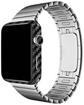 Apple Watch 38mm & 42mm Carbon Fiber Series Skin - Junglewrap (Black 42mm)