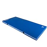 We Sell Mats Gymnastics Mat Crash Pad for Home or Gym with Sponge Core Foam, Bi-Folding and Portable, Works for Tumbling, Cheer, Kids, or Exercise, Multiple Size and Thickness