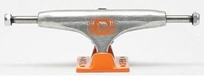 Crail Skateboard Truck Set 129 LOW LIGHT silver/orange (2 Trucks)