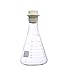 Erlenmeyer Flasks Glass Narrow Mouth Graduation 1000ml