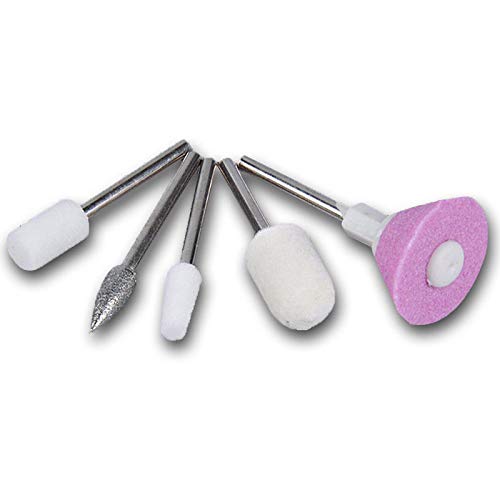 5 In 1 Electric Nail Art Drill Tips Manicure Kit File Nail Grinder Polisher Tool