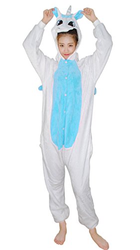 Cosplay Costume Unicorn Animal Sleepwear Kigurumi Women Men Onesie Adult Pajamas