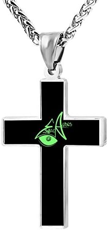 CrossBoom Machaevilian Knight Templar Prayer Prayer Necklace With Free Chain Christian Jewelry Cross Pendant