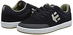 Etnies boys Kids Marana Skate Shoe, Navy/Tan, 6 Big