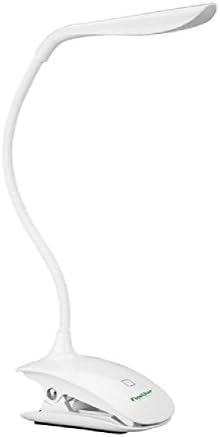 Adjustable Usb Rechargeable Led Desk Table Lamp Light With Clip Touch Switch Dimmable Lamp