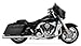 Vance & Hines 06-16 Harley FLHX2 Eliminator 400 Slip-On Exhaust (Chrome)