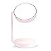 Lighted Makeup Mirror | Vanity Mirror LED Lighted | Cosmetic Mirror LED Lighted | Desk makeup lamp by Syrinx (Pink)