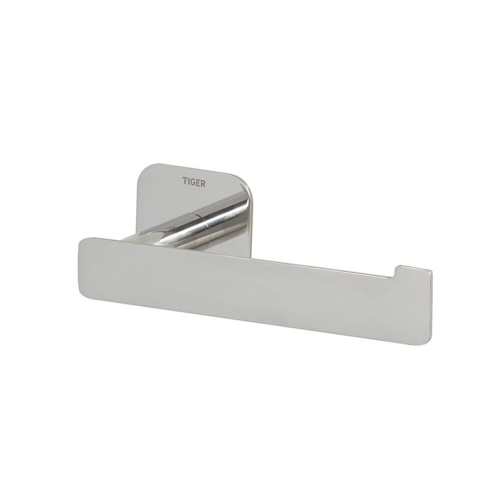 Tiger Colar Toilet roll holder without cover Polished stainless steel