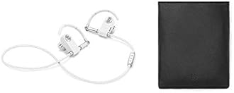 Bang & Olufsen Earset Premium Wireless Earphones - White with Leather Earphone Carry Bag