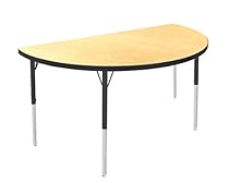Marco Group Half Round Adjustable Activity Table, 48