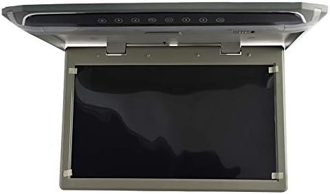 Hahaiyu 10.2 Inch Ultra HD 1080P Flip Down Monitor Full Format HDMI/Car MP5 Player, Also Supporting USB, SD, FM. LED Ambient Light,Multi-Function Player