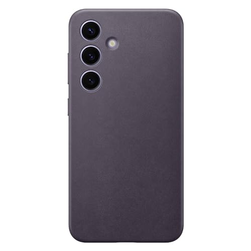 Samsung Galaxy Official S24 Vegan Leather Case, Dark Violet en promo sur Amazon