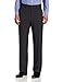 Van Heusen Men's Big & Tall Cuffed Crosshatch Pant, Grey, 46W x 30L