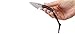 CRKT Ruger Carbine Neck Knife: Full Tang Fixed Blade EDC Knife, Stonewashed Plain Edge Drop Point Blade, Glass-Reinforced Nylon Sheath with Lanyard R2701