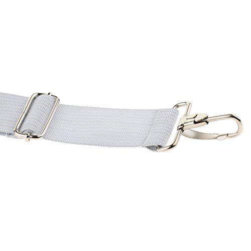 B Blesiya Adjustable African, Snare Drum Djembe Soft Strap Belt for Percussion Accessory - White, as described - Thumbnail 2