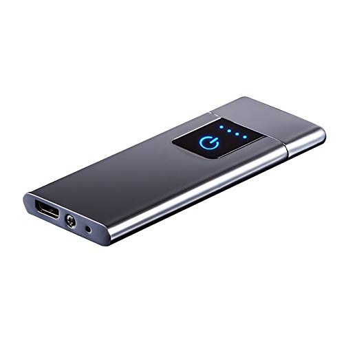 Braceus USB Rechargeable Touch Screen Electronic Cigarette Windproof Lighter Men Gift