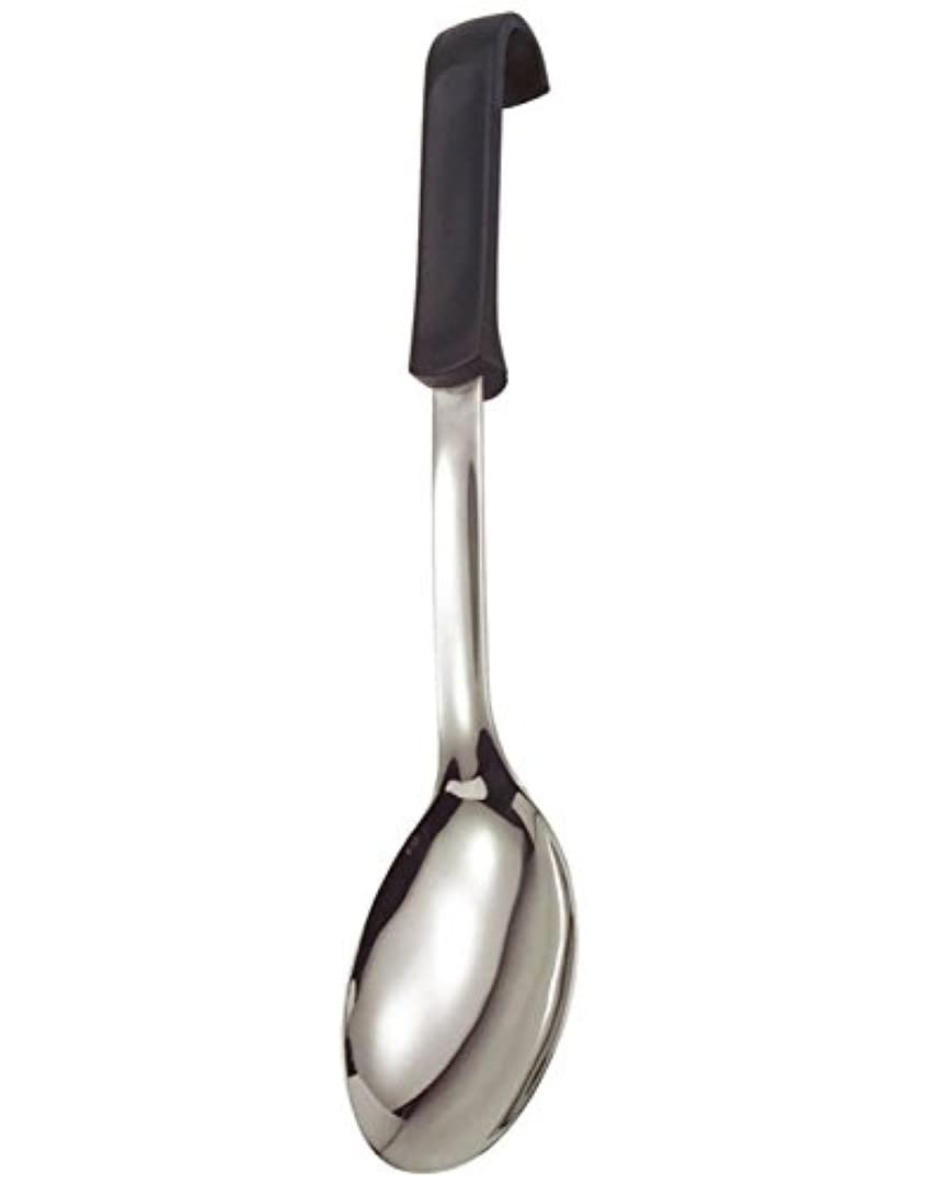 Zodiac 429PB Solid Spoon Stainless Steel Black Handle