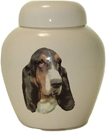 basset hound urn