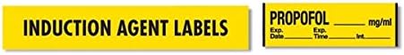Induction Agent Medication Label Tape PROPOFOL_mg/mL