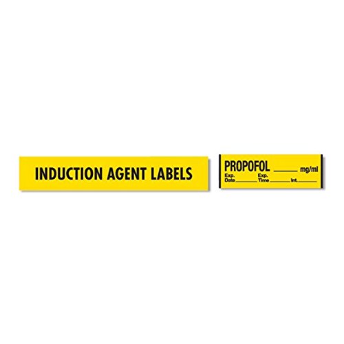 Induction Agent Medication Label Tape PROPOFOL_mg/mL