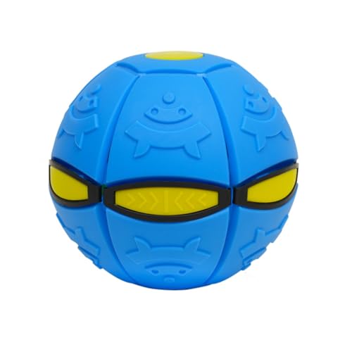 DELRRYJ Magic Ball, Children Bouncing Ball, Parent-Child Interaction, Dual Form Freely Switchable, with 6 Light 7-14 Days delivery