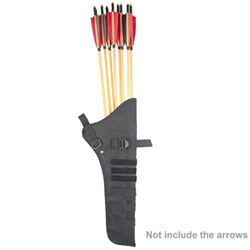KRATARC Archery Lightweight Hip Arrow Quiver Foldable Compact Arrows