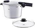 Fissler Vitaquick pressure cooker with glass lid, 8.5 Quart, Steel