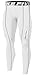 JustOneStyle Men Winter Warm Thermal Skin Tights Compression Base Under Layer Long Pants White