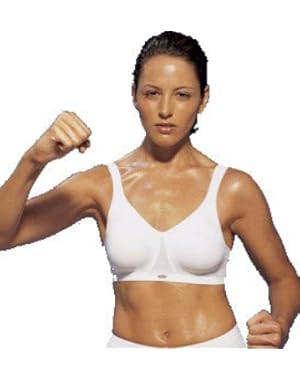 HanesSport Performance Molded Sport Bra Vintage Ivory 34 B